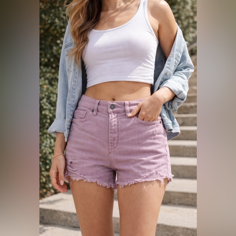 Pistola lavander denim shorts size 29